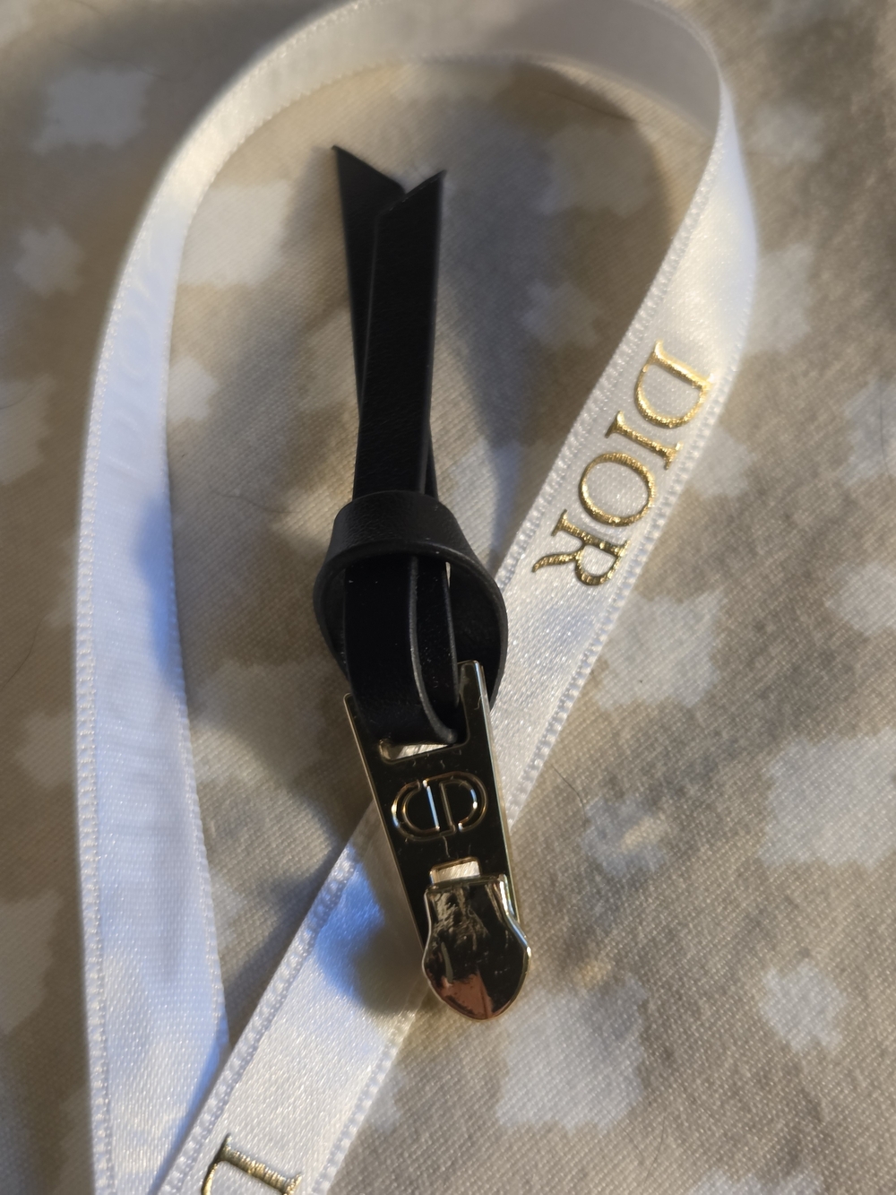 Dior Zipper Pull